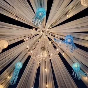 12 Arm Crystal Glass Chandelier