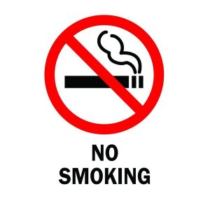 “No Smoking” Sign