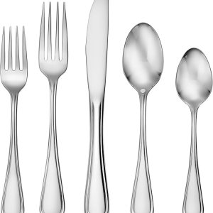 Rimmed Silver Flatware