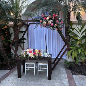 Rustic Dark Oak Table 4′ x 24”