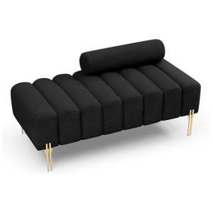 Teddy Lounge Bench - Black