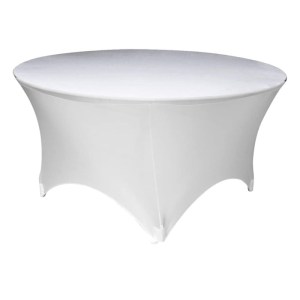 Round Table 60" Spandex Linen