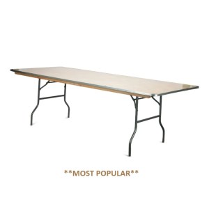 8’x40″ Birchwood Table “Queen Table”