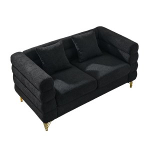 Teddy Loveseat – Black