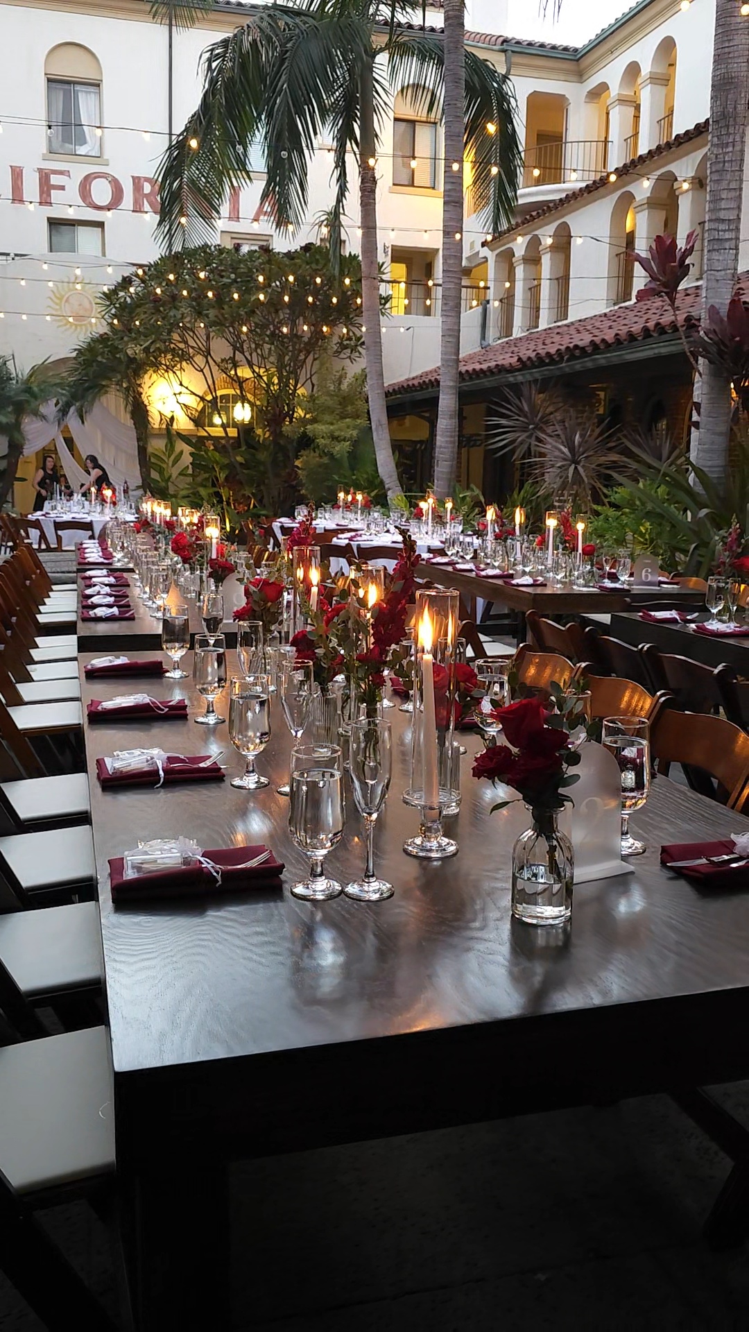 Centerpieces - Cylinder Candle Vases and Floral Buds - Image 2