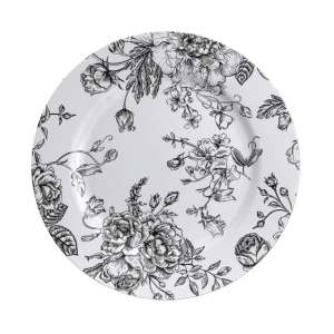 Black French Charger Plate